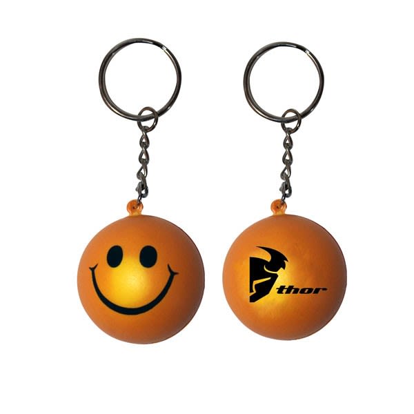 AAkron Mood Smiley Face Stress Key Chain - Sample