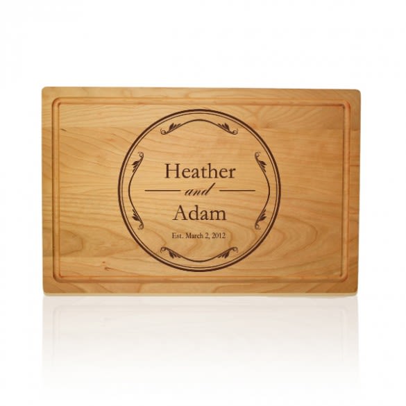 Thick Cherry Cutting Board With Name Engraved Cutting Boards 