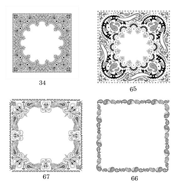 western bandana borders