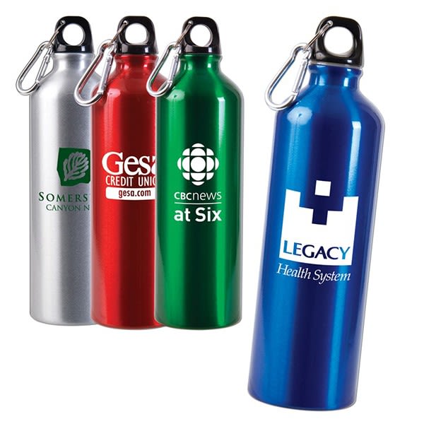 Custom 25oz Aluminum Water Bottles, Bulk/Wholesale