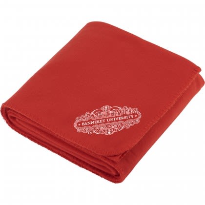 Promotional Fleece Blanket - Red