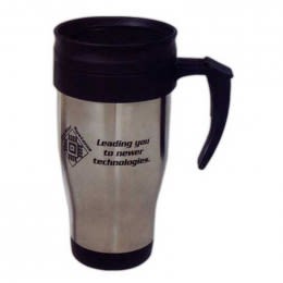 Promotional 24 Oz. Travel Mug With Cork Base And Handle