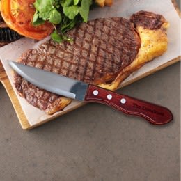 Bulk Restaurant Steak Knives with Rosewood Handle (1 Dozen)