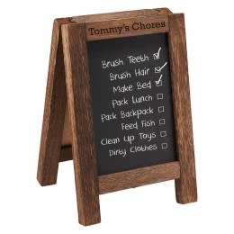 Personalized Chore Chart Chalkboard and Corkboard