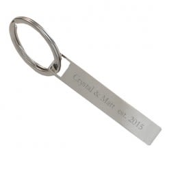 Personalized Bar Key Chain