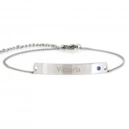 Personalized Birthstone Anklet