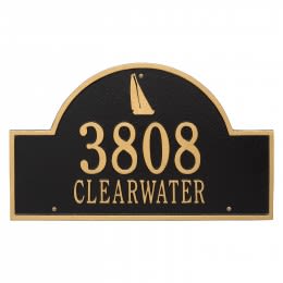 Personalized Sailboat Arch Plaque