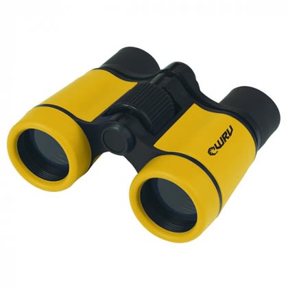 Custom Imprinted Sports Rubber Binoculars yellow