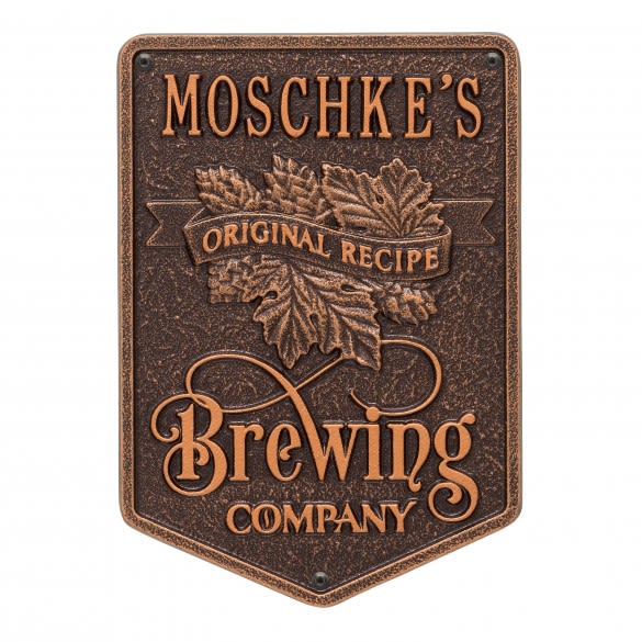 Customized Brewing Company Beer Plaque