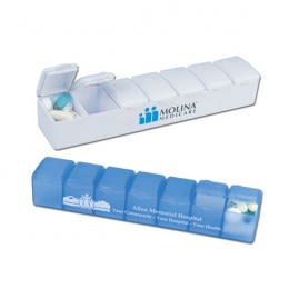 Custom Wholesale 7 Day Pill Boxes | Bulk Weekly Medication Reminder Cases