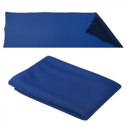 Blue Cheap Cooling Towels in Bulk | Custom Instant Ice Wrap | What are Promotional Cooling Towels?