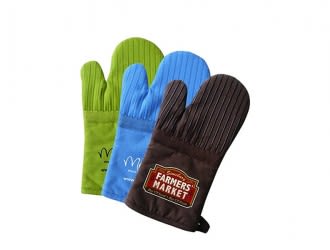 Printed Therma-Grip Pocket Oven Mitts, Household