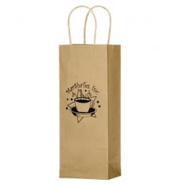 Promotional Paper Wine Bag with Personalized Logos
