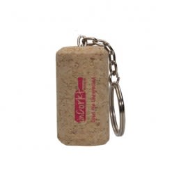 Custom Imprinted Wine Cork Keytag