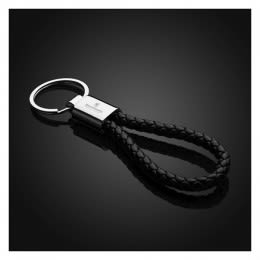 Custom Braided Leatherette Key Chain 