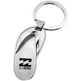 Imprinted Metal Flip Flop Sandal Keychain