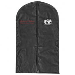  Non-Woven Polypropylene Promotional Custom Garment Bag for Suits - Black