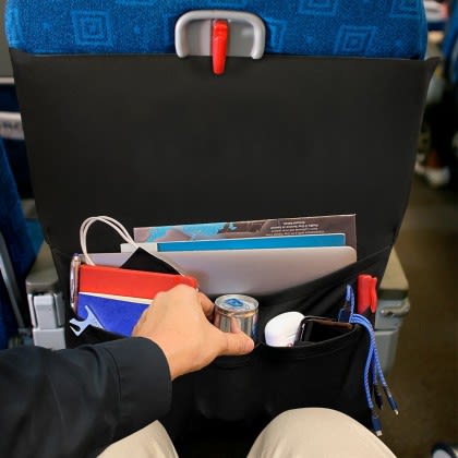 Custom Airplane Pocket For Tray Tables