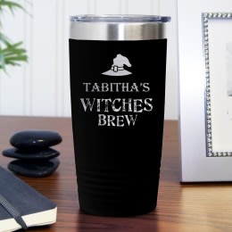 Witches Brew Personalized Black Polar Camel Mug - 20oz