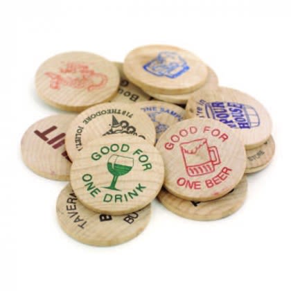 Wooden Nickel - 21 Stock Designs