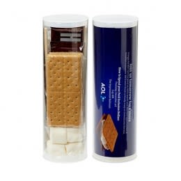 Full Color Label Small Campfire S'mores Kit Tubes