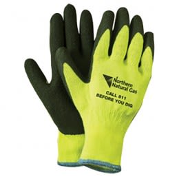 High Visibility Latex Rubber Palm Gloves | Bulk Latex Grip Gloves