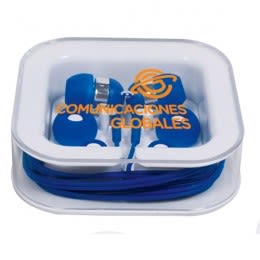 Interchangeable Earbuds in Square Case | Personalized Earbuds with Multiple Tips