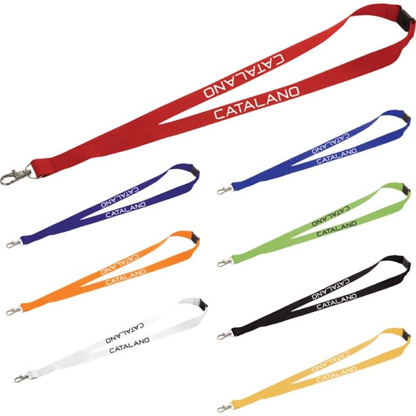 Custom Printed 3/4-In. Breakaway Lanyard-Lobster Clip - Qty: 25