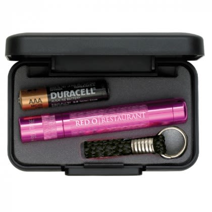 Pink MagLite Solitaire Flashlights - Special Colors | Promotional Maglite Flashlights | Wholesale Cheap Maglite Flashlights