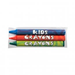 Bulk 1000 Blank Cello Wrapped Crayons - 3 Pack