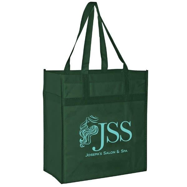 Heavy Duty Non-Woven Grocery Tote Bag w/ Insert An Quantity(100)