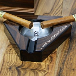 Personalized Triangle Cigar Ashtray