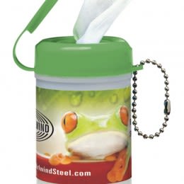 Custom Canister Wipes Lime Lid