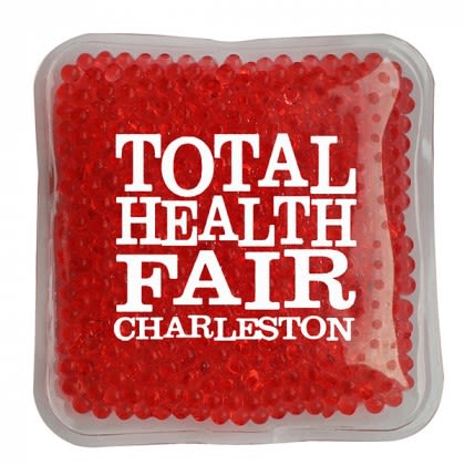 Small Square Gel Pack with Logo Red Small Square Gel Pack with Logo Red