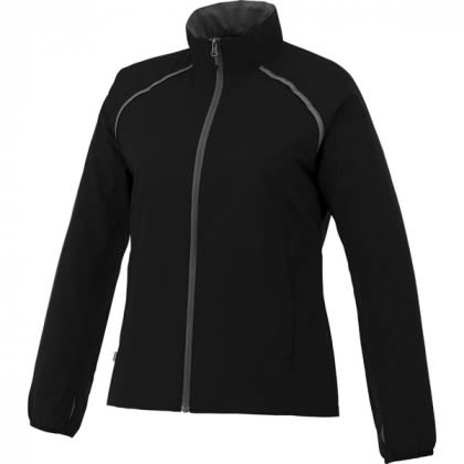 Women's Egmont Promotional Packable Jackets with Logos - Black