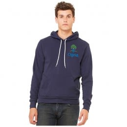 Bella Canvas Unisex Pullover Fleece Promotional Hoodie - Navy