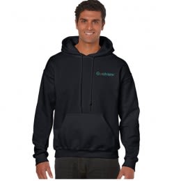 Imprinted Gildan Heavy Blend Classic Hooded Sweatshirt - Black