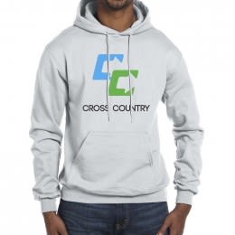 Silver Grey Custom Champion Double Dry Eco Pullover Hood