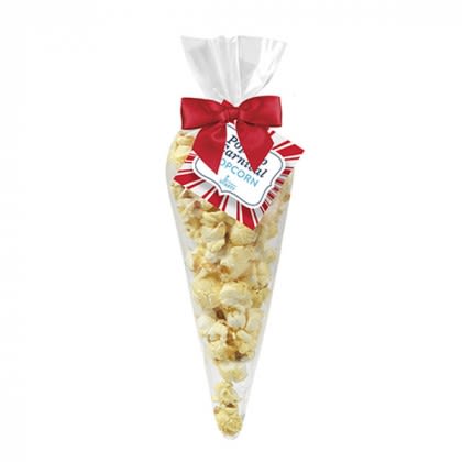 Promotional Butter Popcorn Cone Bag Promotional Butter Popcorn Cone Bag