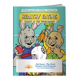 Coloring &amp; Activity Book-Healthy Eating Starts at the Supermarket