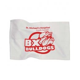 Imprinted White Micro-fiber Rally Towel