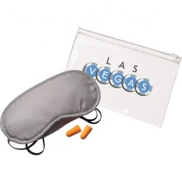 E-Z Comfort Set | Personalized Sleep Masks for Travel | Customized Sleep Masks with Ear Plugs 