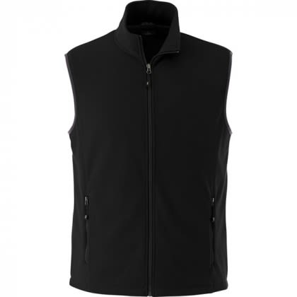 Men's Tyndall Polyfleece Vest Customized Black