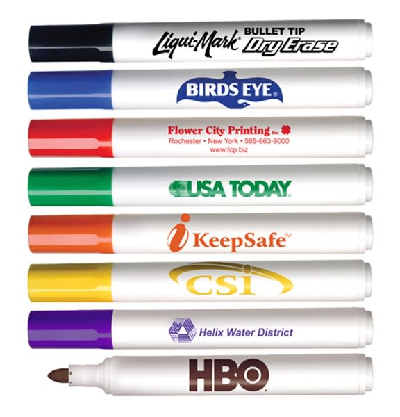 Low-Odor Dry-Erase Marker, Extra-Fine Bullet Tip, Black