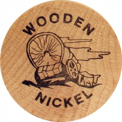 Wooden Nickel - Stock Design 3