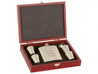 Custom Flask Gift Sets | Personalized Groomsmen Gifts