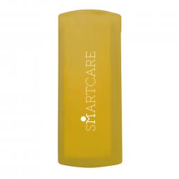 Latex-Free Bandage Dispenser with Imprinted Logo Translucent Yellow