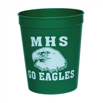 Smooth Stadium Cup - 16 Oz - Kelly Green