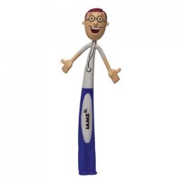 Male Healthcare Professional Bend-a-Pen | Branded Bendable Pens