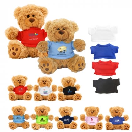 Promotional Brown Bear with Shirt - Colors